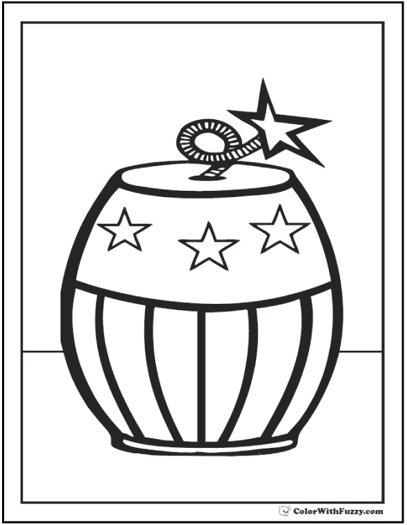 Fourth of july coloring pages â patriotic coloring pages