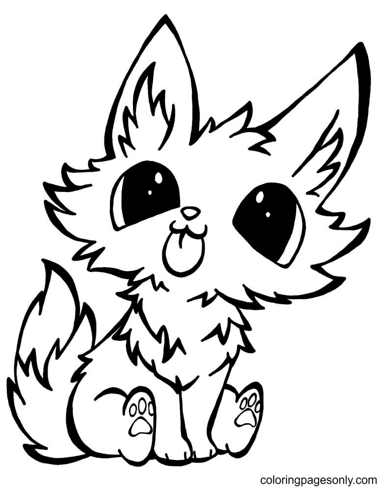 Fox coloring pages printable for free download