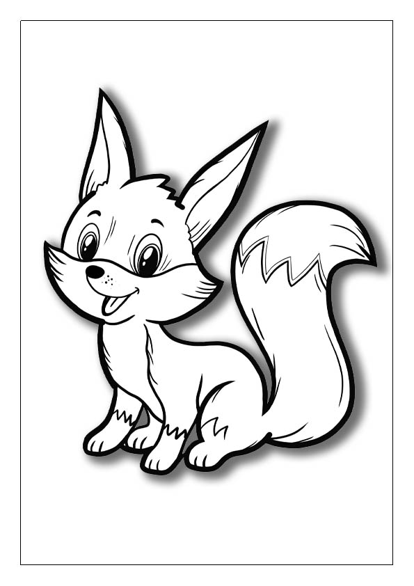 Fox coloring pages printable coloring sheets