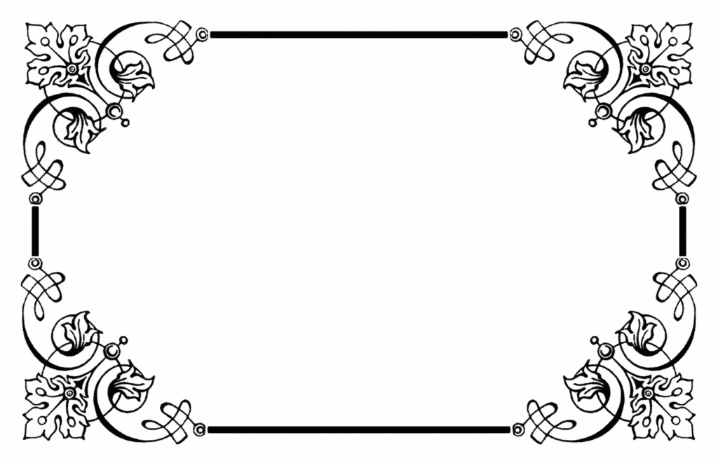 Picture frame coloring pages