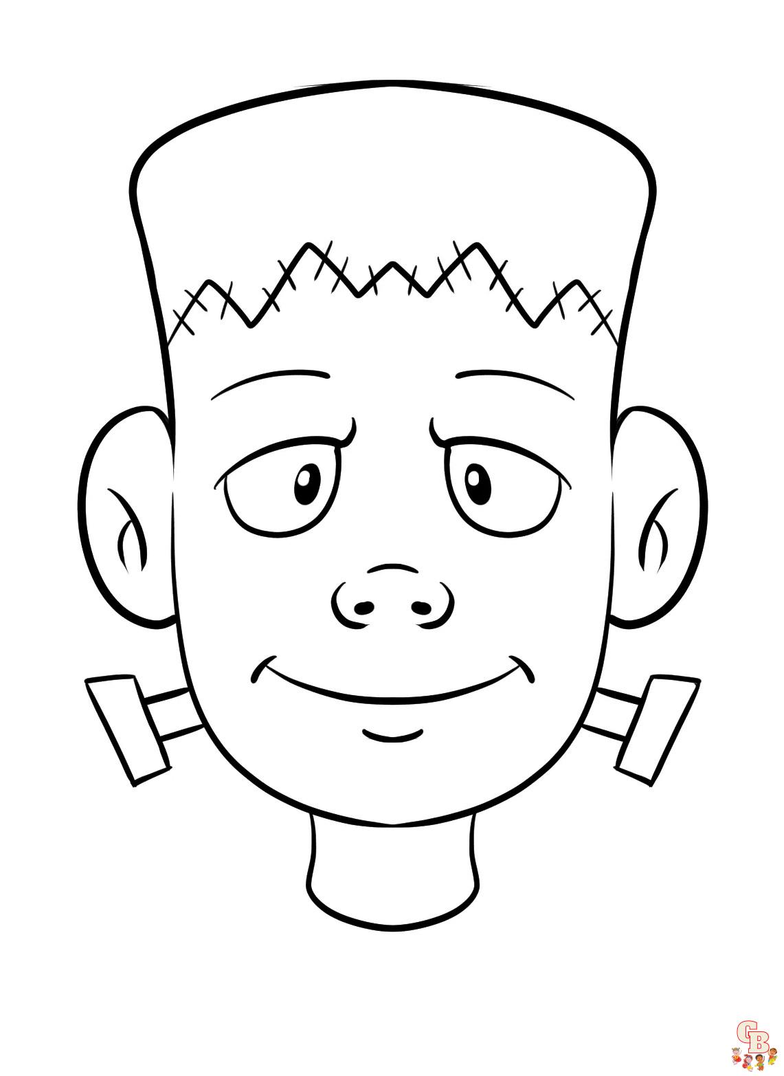 Frankenstein coloring pages