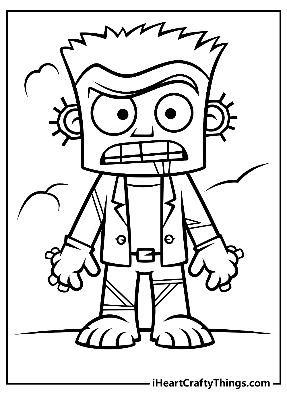 Frankenstein coloring pages free printables