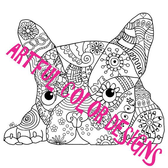 French bulldog dog coloring page printable download for dog lovers of all ages french bulldog dog dog coloring page cute french bulldog