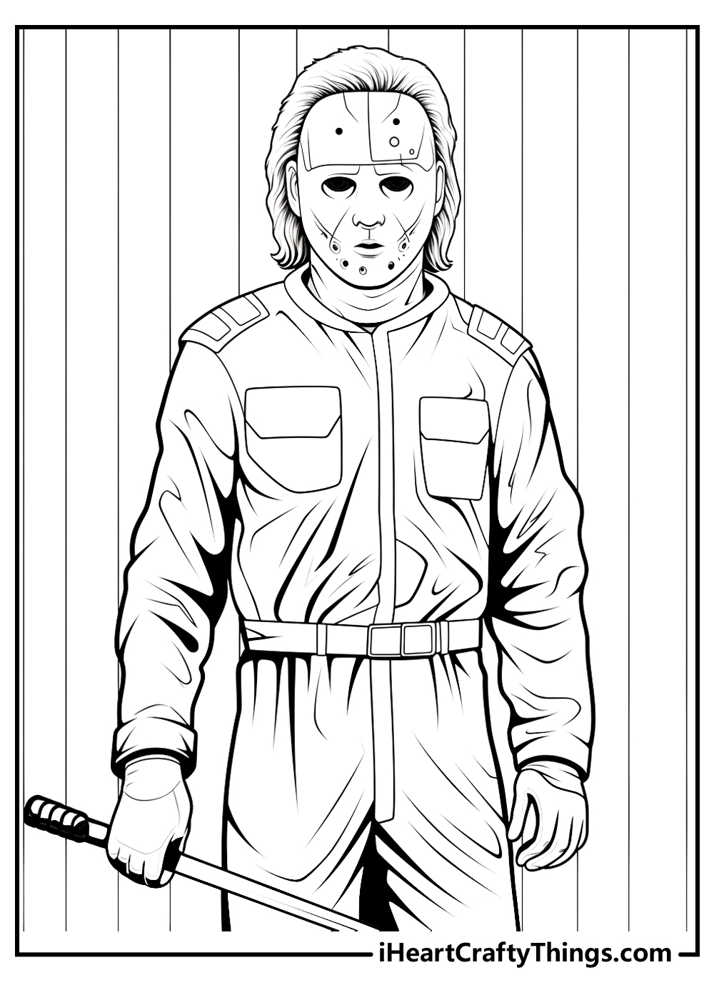 Printable michael myers coloring pages updated