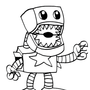 Boxy boo coloring pages printable for free download