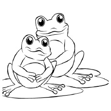 Delightful frog coloring pages for your little ones