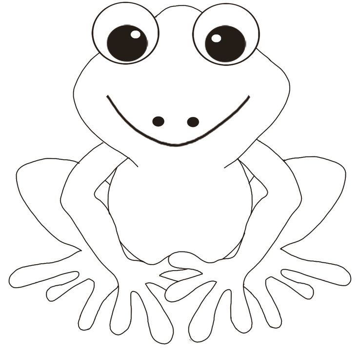 The crafty pad freebies frog coloring pages animal templates frog template