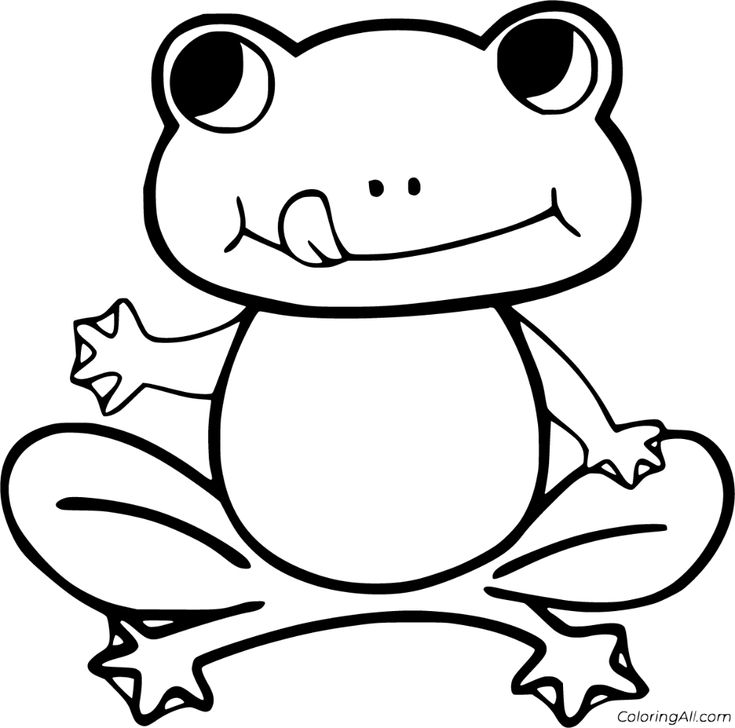 Free printable frog coloring pages in vector format easy to print from any device and automaticallyâ frog coloring pages coloring pages snake coloring pages