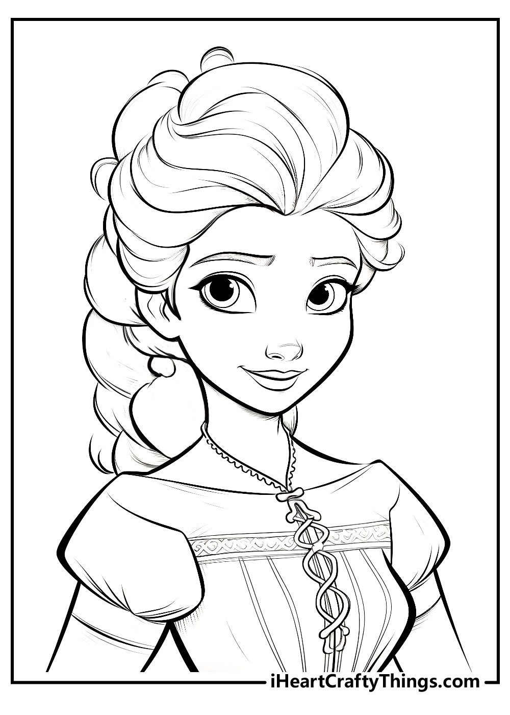 Elsa coloring pages free printables
