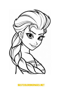 Frozen coloring pages