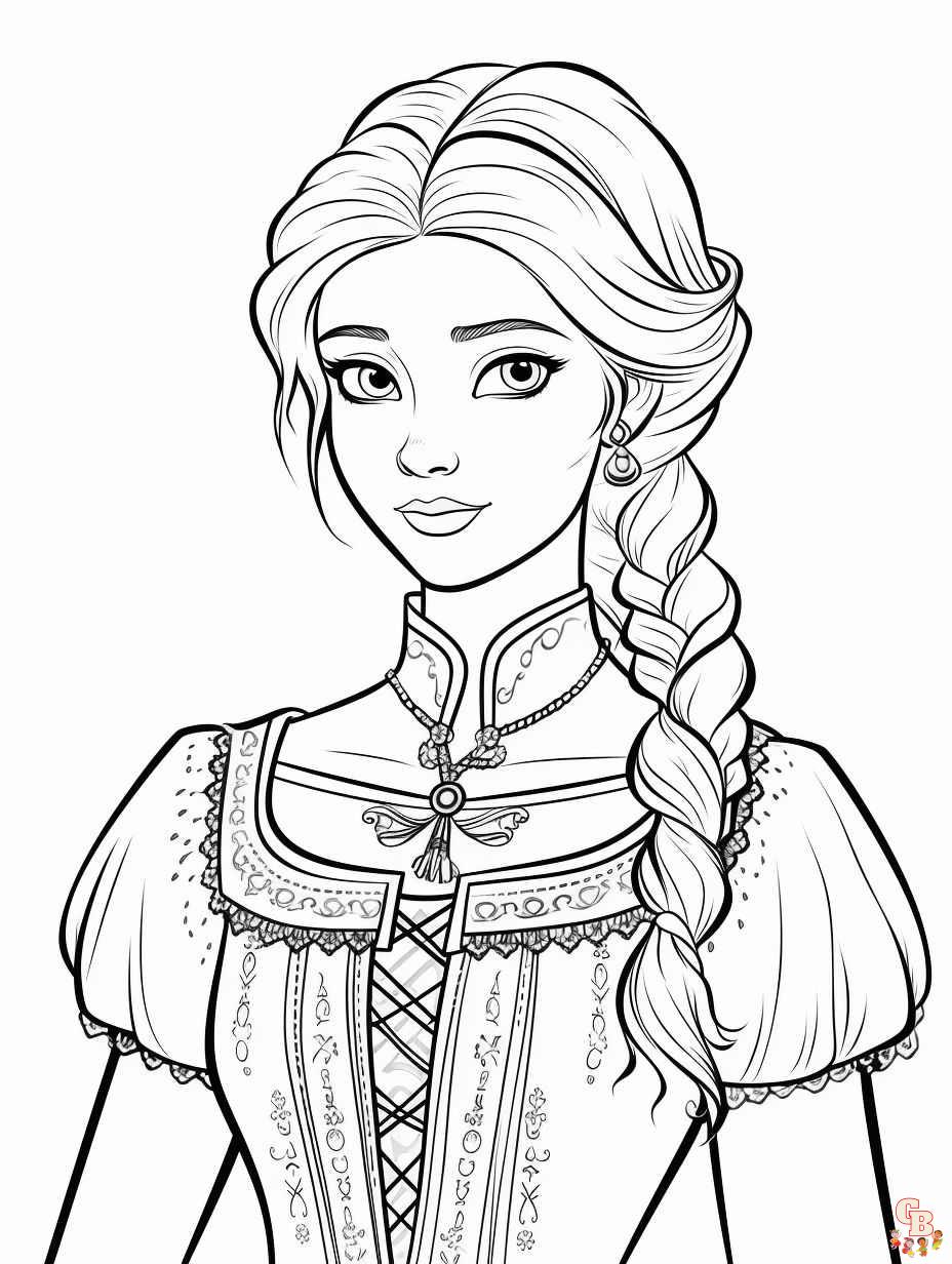 Bring the magic of frozen to life with free coloring pages