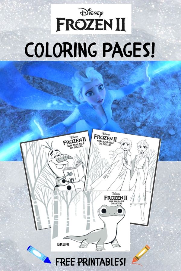 Let your imagination go into the unknown with frozen coloring pages