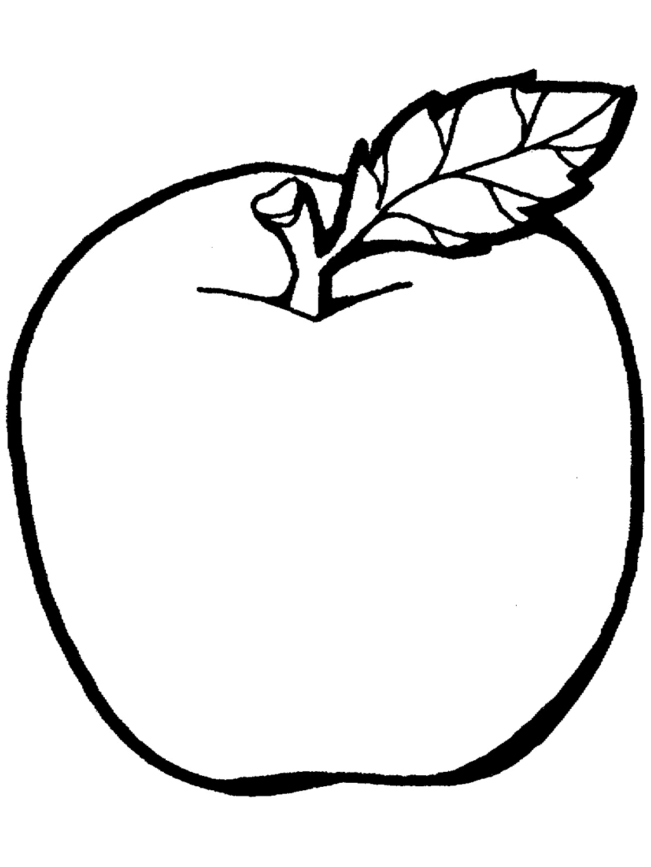 Fruit and vegetable coloring pages