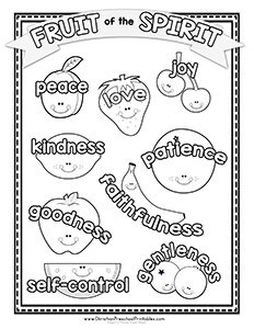 Fruit of the spirit printables