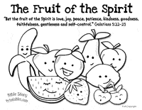 Fruit of the spirit bible printables