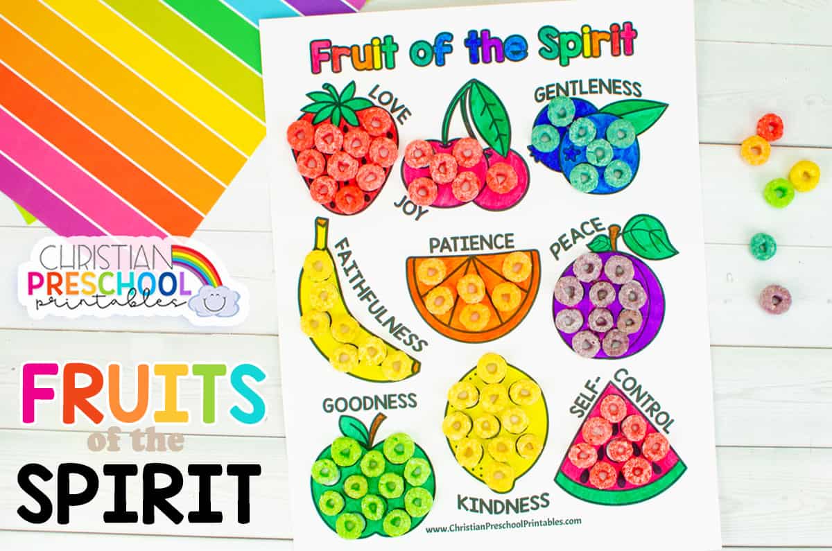 Fruit of the spirit coloring page