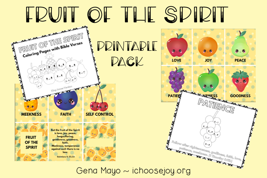 Fruit of the spirit printable pack