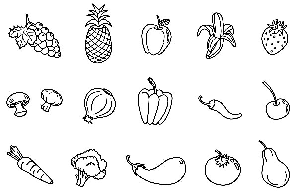 Vegetables coloring pictures for preschoolers â all superheroes printable pictures to color