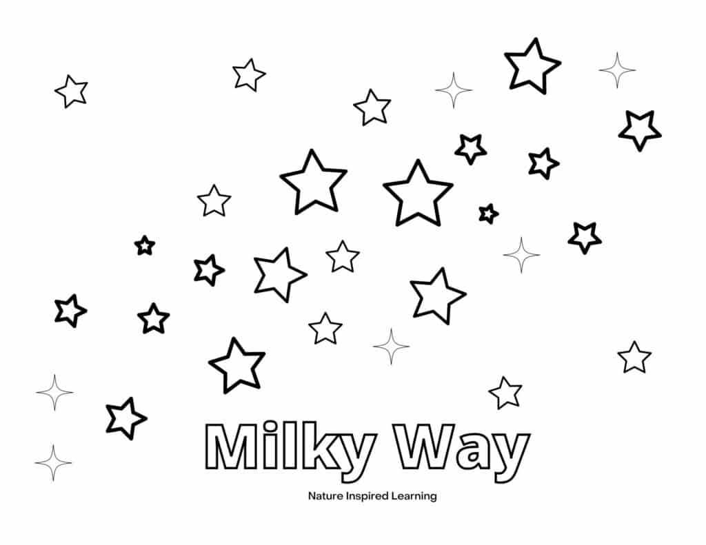 Printable star coloring pages for kids