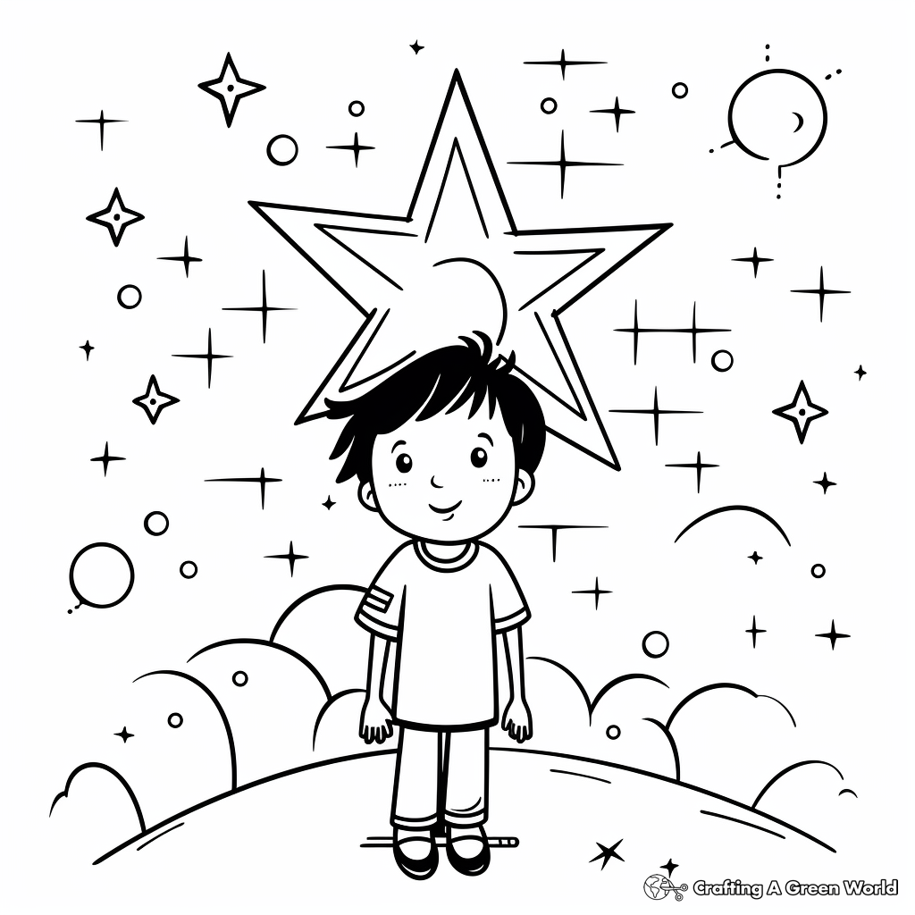 Constellations coloring pages