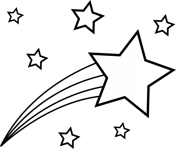 Free shooting star coloring page download free shooting star coloring page png images free cliparts on clipart library