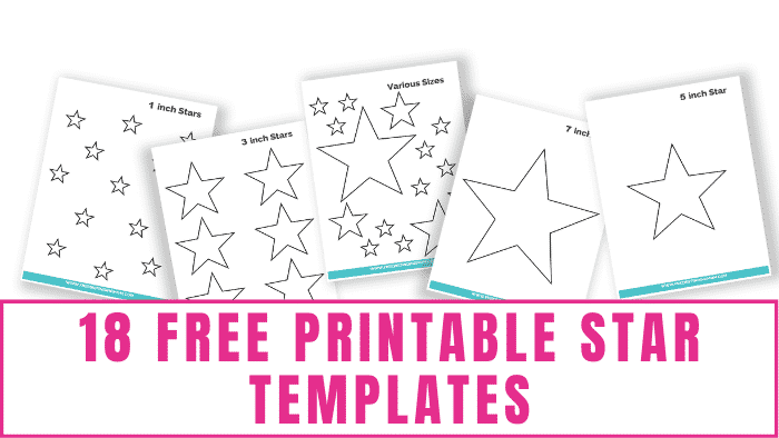 Free printable star templates