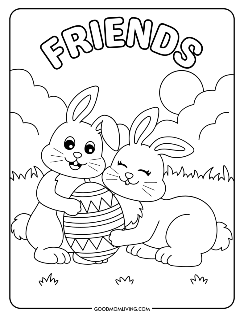 Bunny coloring pages rabbit coloring pages for kids