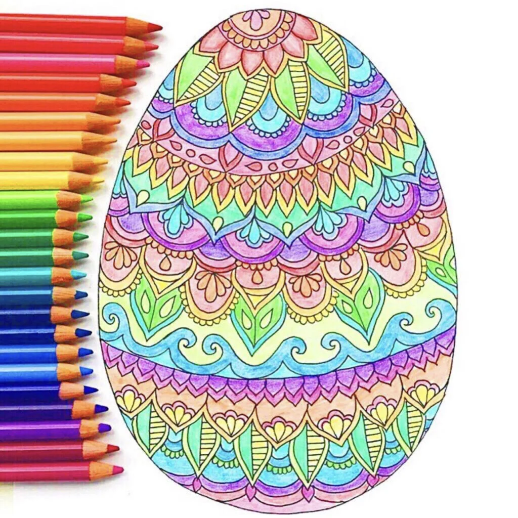 Free printable easter coloring pages