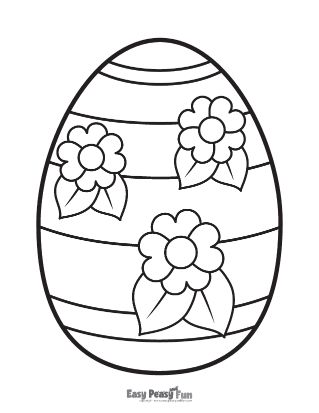 Easter egg coloring pages â printable coloring pages