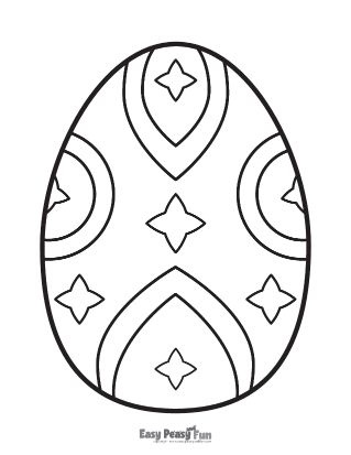 Easter egg coloring pages â printable coloring pages