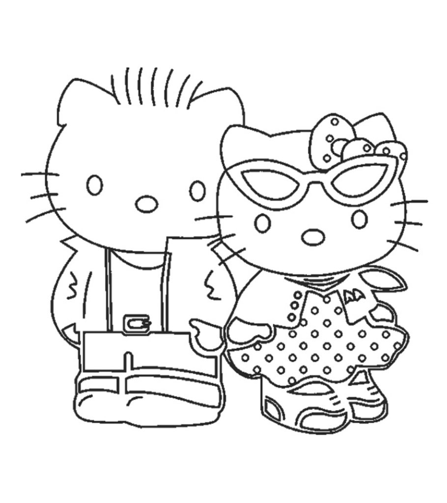 Top free printable hello kitty coloring pages online