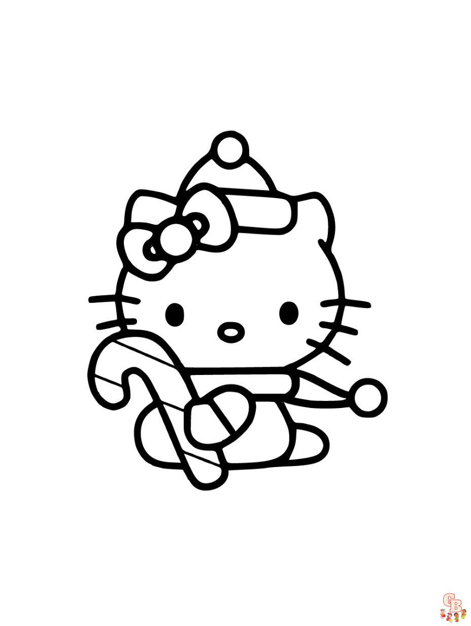 Hello kitty coloring pages