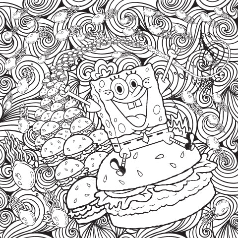 Spongebob downloadable coloring sheets â spongebob squarepants shop