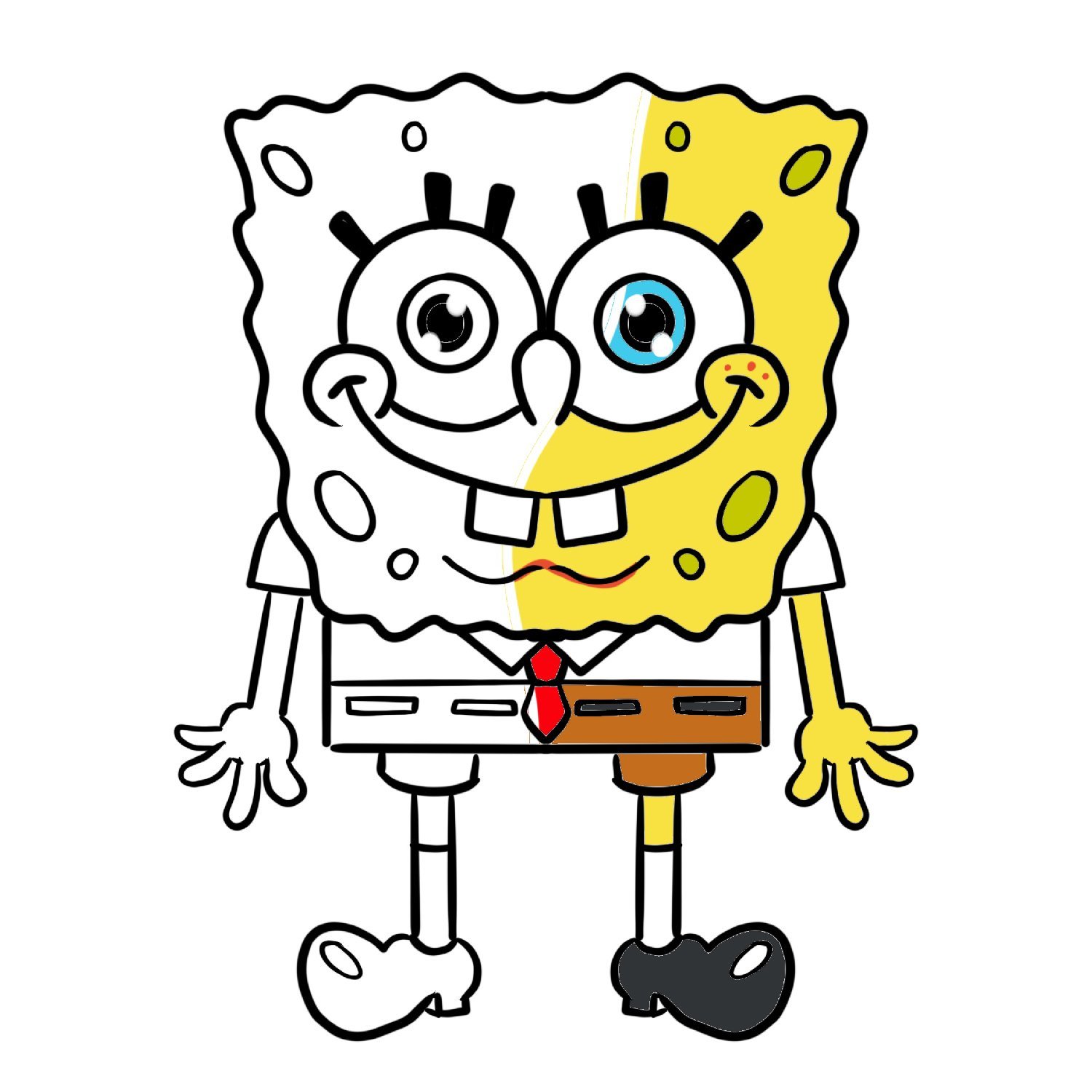 Spongebob coloring page