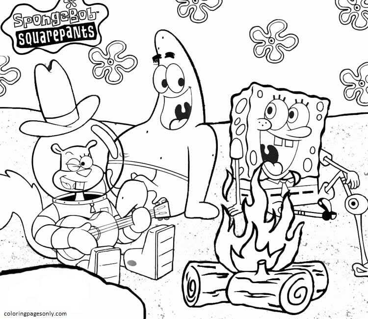 Spongebob coloring pages