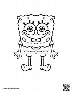 Spongebob coloring page