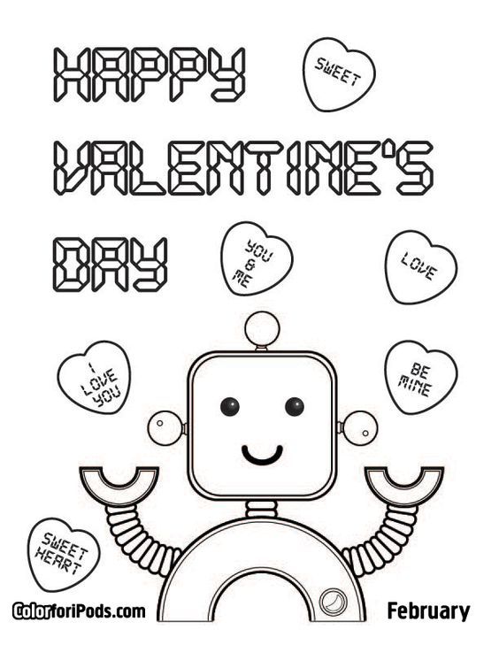 Free valentines day coloring pages for kids valentine coloring pages valentines day coloring page valentine coloring