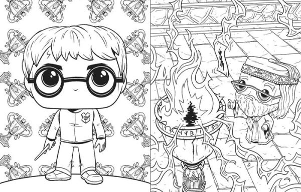 The official funko pop harry potter coloring book by insight editions paperback barnes noble