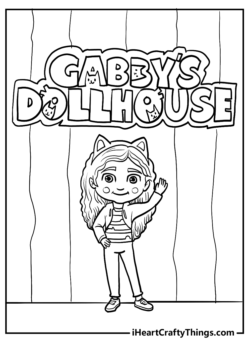 Printable gabbys dollhouse coloring pages updated