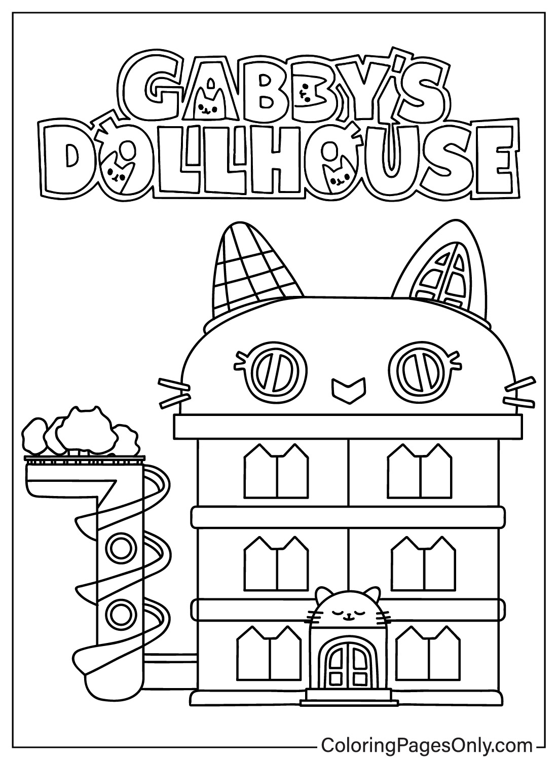 Coloring pages only on x ð wele to the collection of gabbys dollhouse coloring pages ð httpstcovlzjbsxzj gabbysdollhouse gabby coloringpagesonly coloringpages coloringbook art fanart sketch drawing draw coloring usa trend