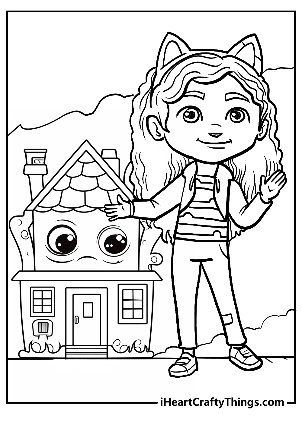 Printable gabbys dollhouse coloring pages updated