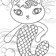 Gabbys dollhouse printable coloring activity sheets