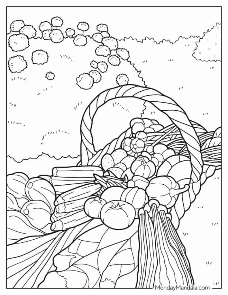 Garden coloring pages free pdf printables