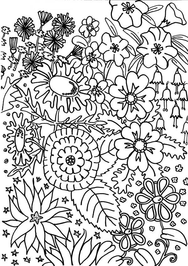 Gardening coloring pages