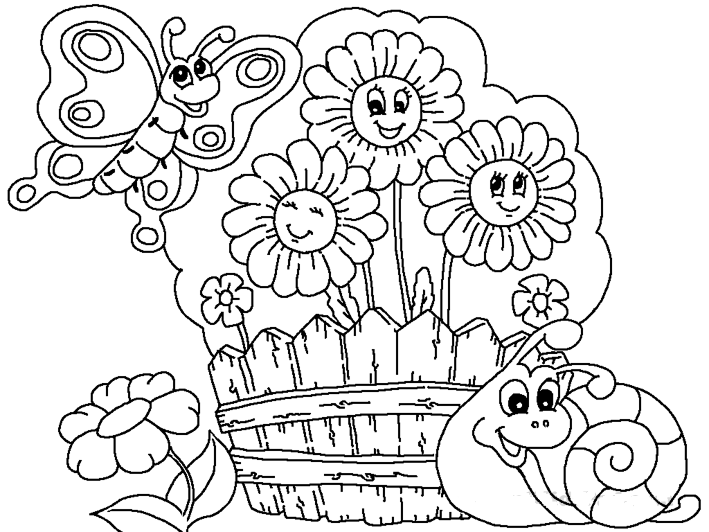 Gardens coloring pages printable for free download