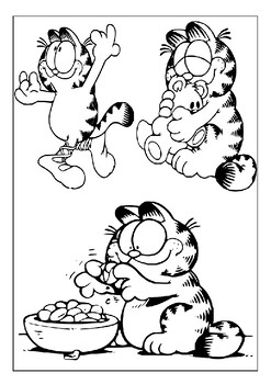 Unleash your creativity with our printable garfield coloring pages collection