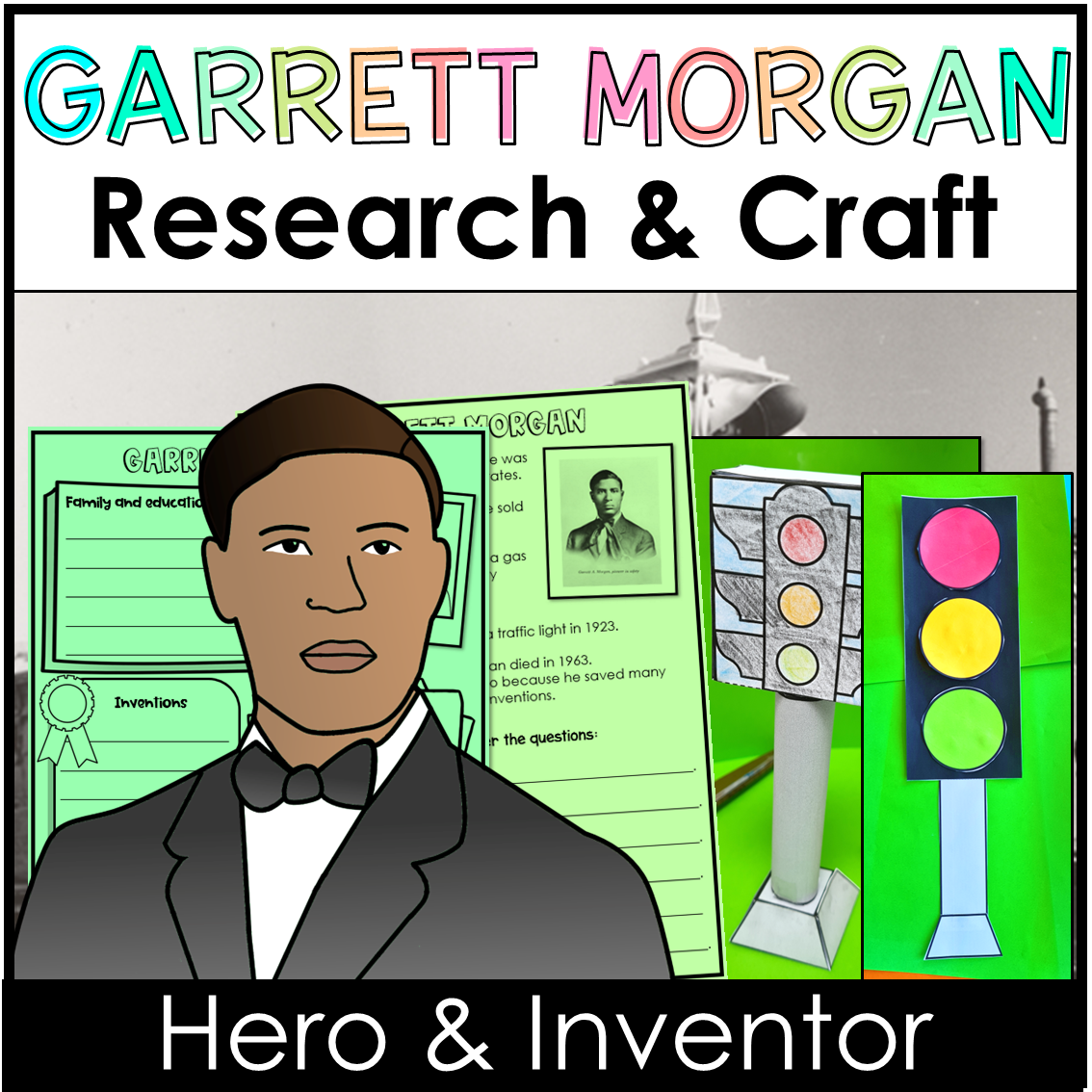 Garrett morgan inventor craft biography research black history month st nd rd th th th made by teachers