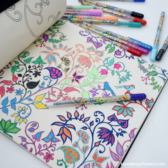 How to relax with gel pens and adult coloring books