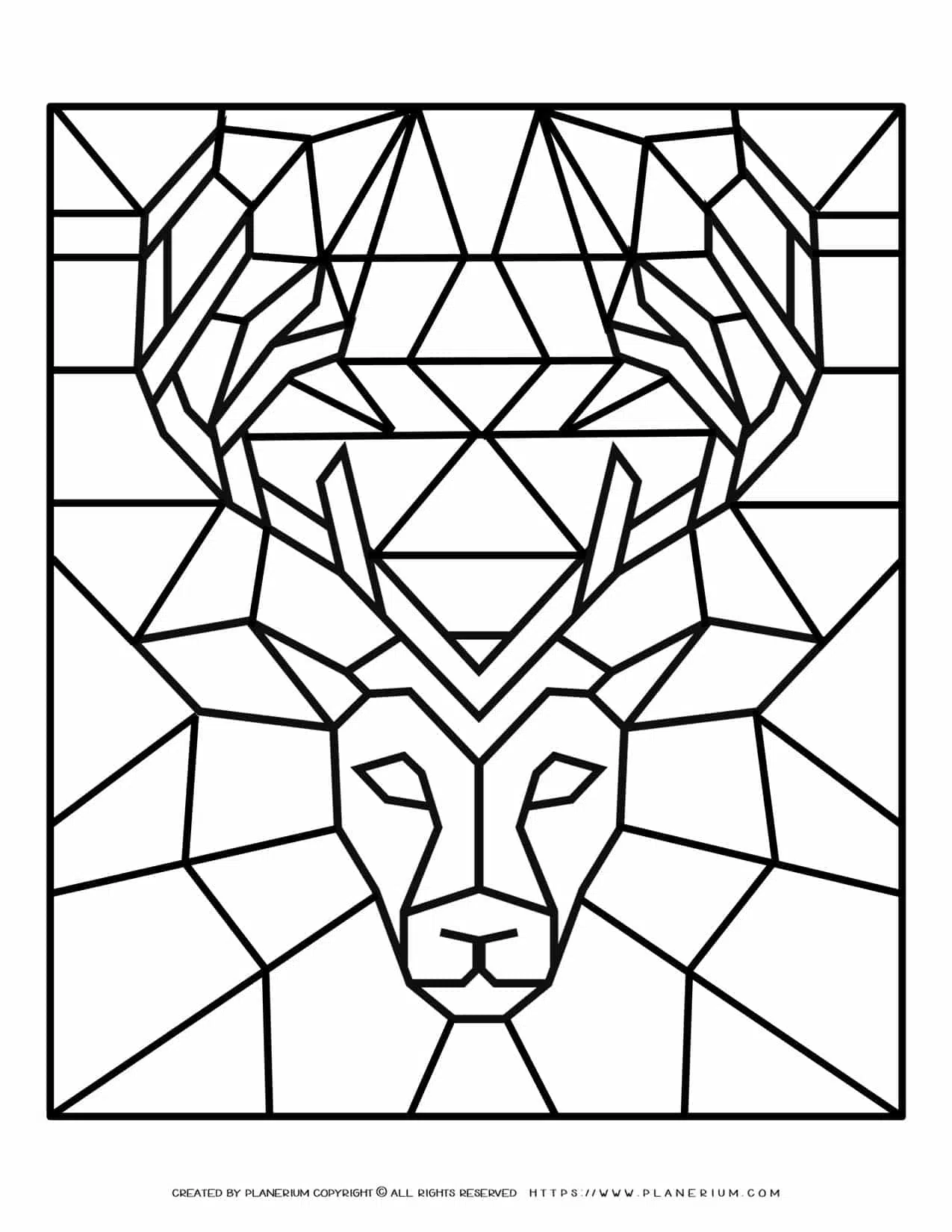 Geometric deer