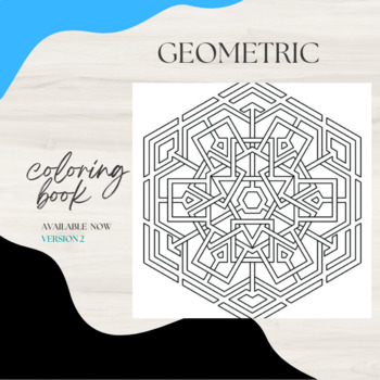 Shapes and colors printable geometric coloring pages for relaxation vesrion